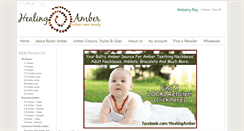 Desktop Screenshot of healingamber.ca